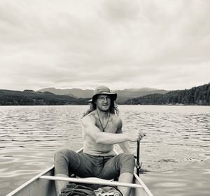 Peaceful paddle on vancouver island
