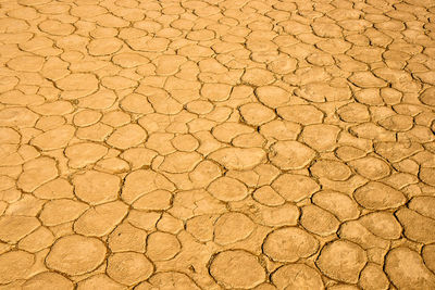 Full frame shot of drought desert