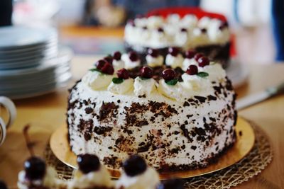 Close-up of cake