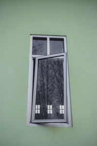 Window on wall of building