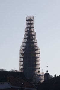 Low angle view of skyscraper