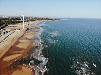 Panoramic view of sea against sky