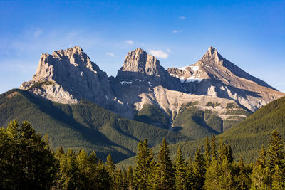 Popular three sisters mountain peaks.