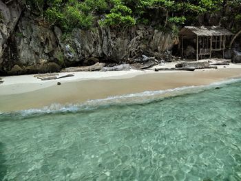 Scenic view of beach