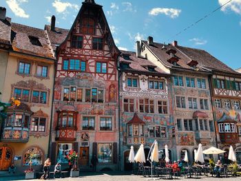 View of buildings in city