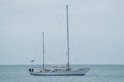 Anchored at swanage bay