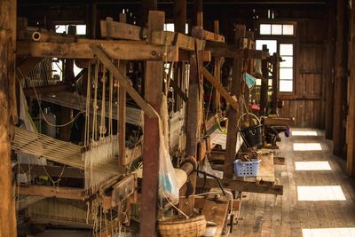 Interior of old abandoned building