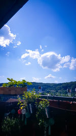 High angle view of townscape against sky