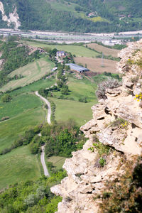 High angle view of landscape
