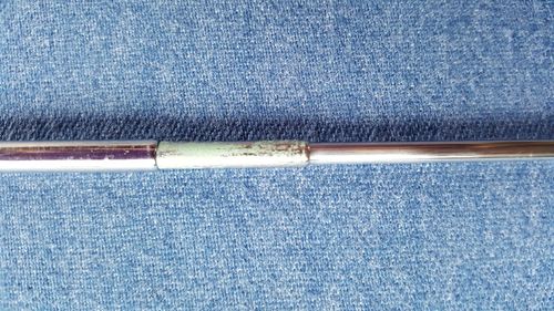 Close-up view of blue wall