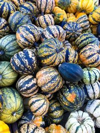 Full frame shot of pumpkins