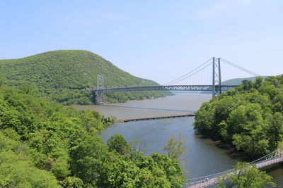 Storm king and bear mountain bridge in summer, hudson valley, ny
