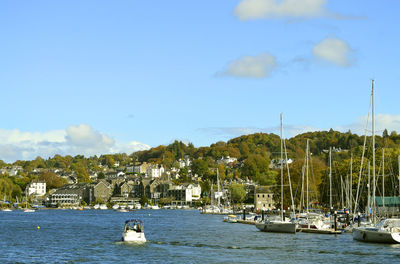 Bowness-on-windermere is a town on the bank of lake windermere in cumbria