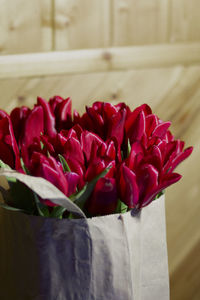 Close-up of rose bouquet