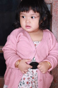 Portrait of cute girl