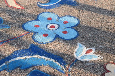 Close-up high angle view of leaf