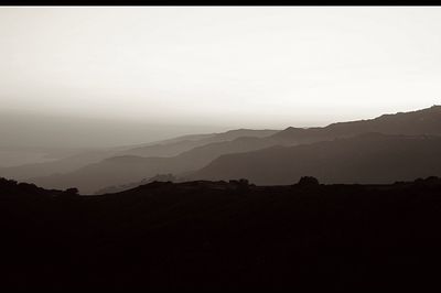 Scenic view of mountains