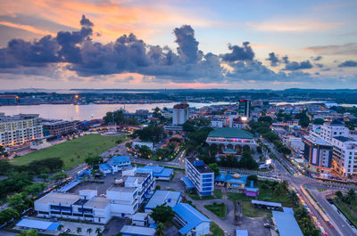 Aerial view of cityscape