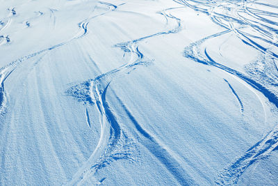 Aerial view of sand