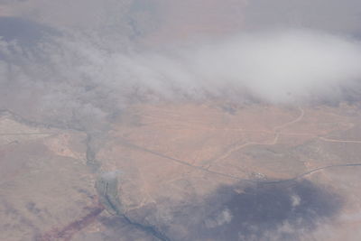 Aerial view of landscape against sky