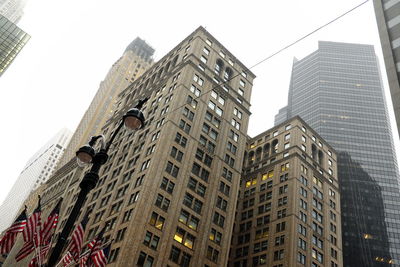 Low angle view of buildings against sky