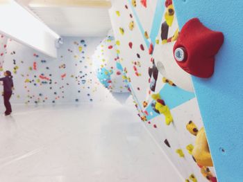 Close-up of multi colored balloons