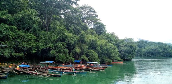 Scenic view of river against sky