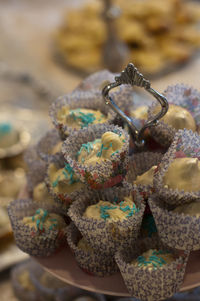 Close-up of cupcakes