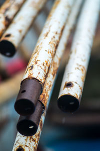 Close-up of rusty metal