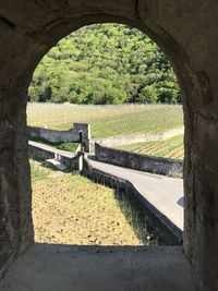 Low angle view of old building