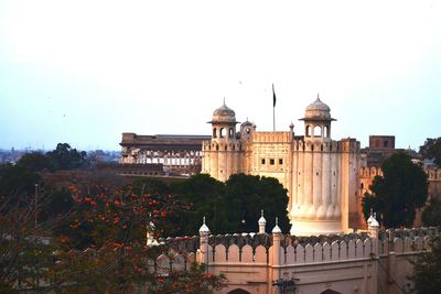 Low angle view of temple