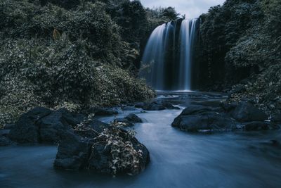 Waterfall in forest