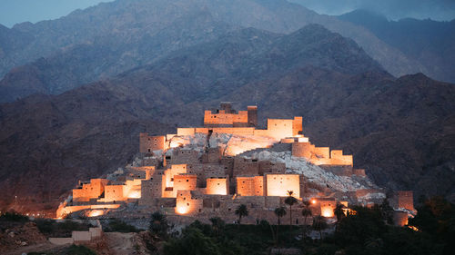 Thee ain heritage marble village in saudi arabia