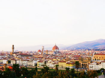 High angle view of cityscape