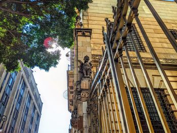 Low angle view of buildings against sky