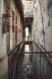 Staircase of old building