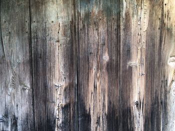 Full frame shot of wooden wall