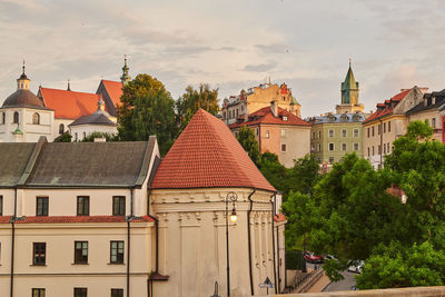 Buildings in city