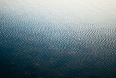 High angle view of sea against sky