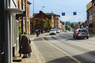 Traffic on city street