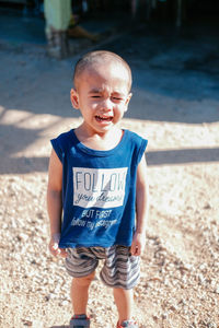 Portrait of a boy smiling