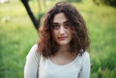 Portrait of young woman