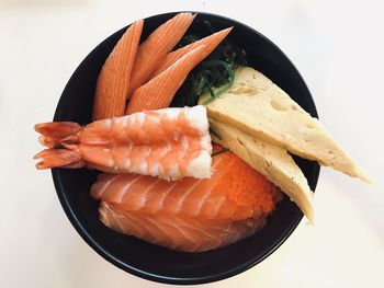 Close-up of fish in plate