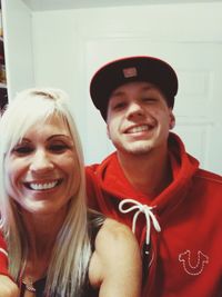 Portrait of smiling young couple