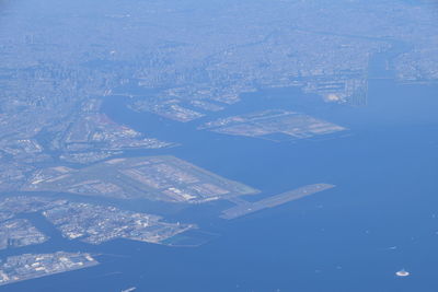 Aerial view of city