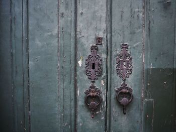 Full frame shot of closed door