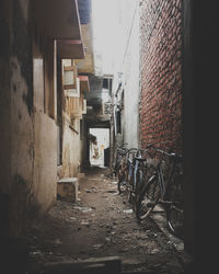 Alley amidst buildings