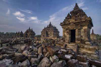 Candi plaosan or plaosan temple, located in klaten regency, central java, indonesia