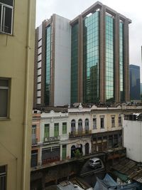 Low angle view of buildings against sky
