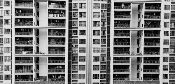 Full frame shot of residential building